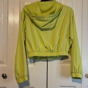Forever 21 Lime Green Hooded Jacket